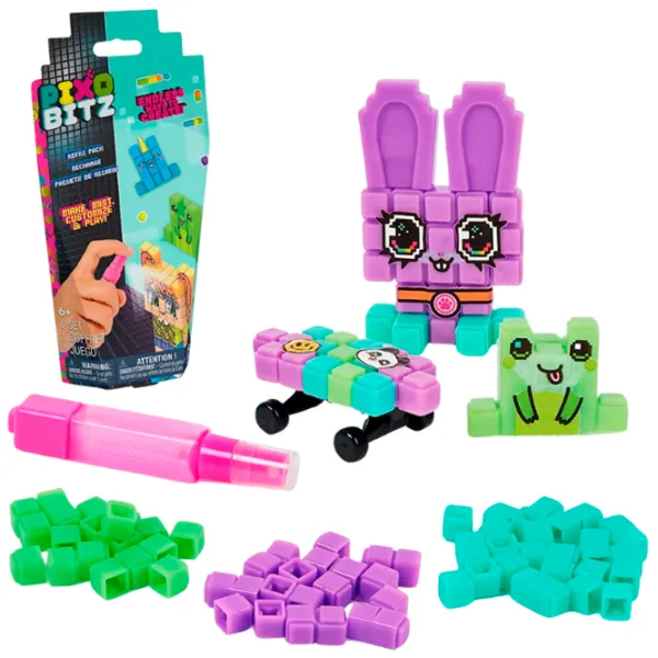 Set de creație Spin Master Pixobitz Recharge Pack K-6064884 6+ / Multicolor Multicolor photo 3 Set de creație Spin Master Pixobitz Recharge Pack K-6064884 6+ / Multicolor Multicolor photo 3