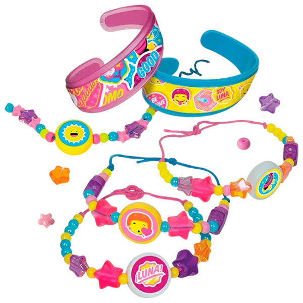 Set de creație Clementoni Fun Bracelets 15160 7+ / Multicolor Pink photo 1