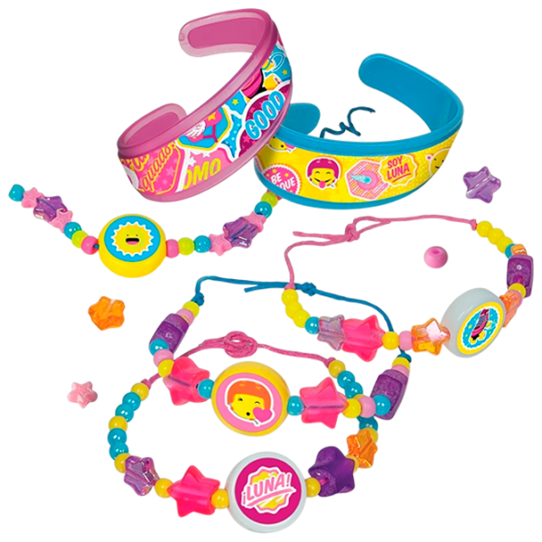 Set de creație Clementoni Fun Bracelets 15160 7+ / Multicolor Pink photo 1