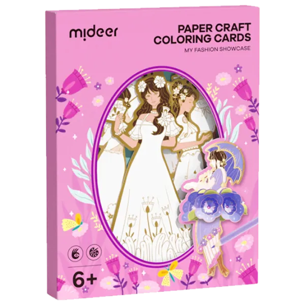 Set de creație Mideer Paper Craft My Fashion Showcase MD2241 6+ / Multicolor Pink photo 1 Set de creație Mideer Paper Craft My Fashion Showcase MD2241 6+ / Multicolor Pink photo 1
