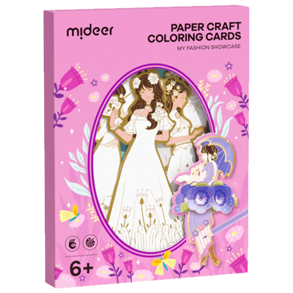 Set de creație Mideer Paper Craft My Fashion Showcase MD2241 6+ / Multicolor Pink photo 1 Set de creație Mideer Paper Craft My Fashion Showcase MD2241 6+ / Multicolor Pink photo 1