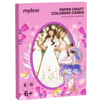 Креативный набор Mideer Paper Craft My Fashion Showcase MD2241 6+ / Разноцветный Розовый