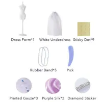 Set de creație Mideer Princess's Probation Room MD1274 5+ / Multicolor Violet photo 2