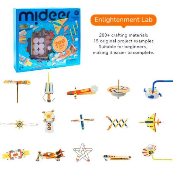 Креативный набор Mideer Invention Toy Set The Light Lab MD3380 8+ / Разноцветный Синий photo 6