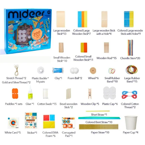Креативный набор Mideer Invention Toy Set The Light Lab MD3380 8+ / Разноцветный Синий photo 7