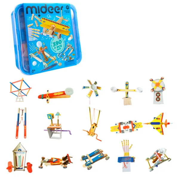 Креативный набор Mideer Invention Toy Set Institute for Advanced Research MD3381 8+ / Разноцветный Синий photo 2