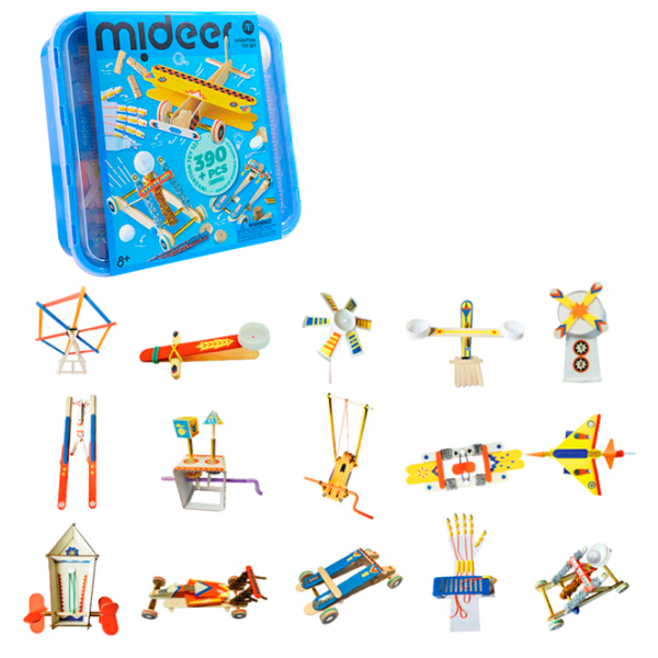 Креативный набор Mideer Invention Toy Set Institute for Advanced Research MD3381 8+ / Разноцветный Синий photo 2