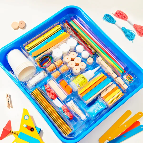 Креативный набор Mideer Invention Toy Set Institute for Advanced Research MD3381 8+ / Разноцветный Синий photo 3