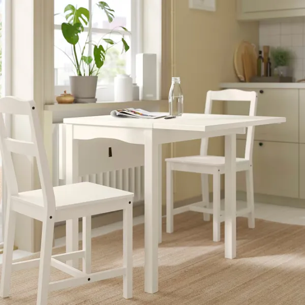 Masă de bucătărie pliabilă Ikea Hauga PAL/ White photo 4