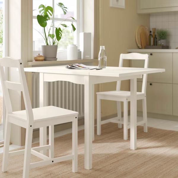 Masă de bucătărie pliabilă Ikea Hauga PAL/ White photo 5