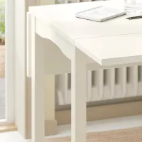 Кухонный стол cкладнои Ikea Hauga ДСП/ Белый photo 6