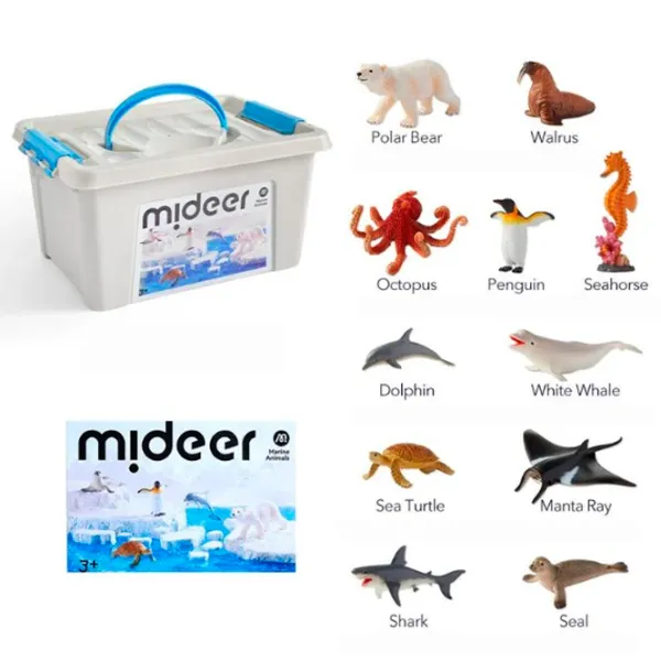 Set de creație Mideer Marine Animals MD2251 3+ / Multicolor White photo 3 Set de creație Mideer Marine Animals MD2251 3+ / Multicolor White photo 3