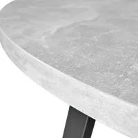 Masă de bucătărie fixă DecoPrim Calipso PAL/ Gray photo 5