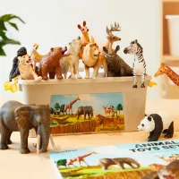 Set de creație Mideer Animal Toy Set MD1382 3+ / Multicolor White photo 3