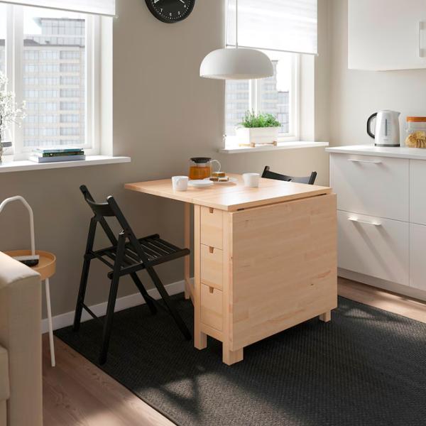 Masă de bucătărie extensibilă Ikea Norden PAL/ Stejar Sonoma photo 2