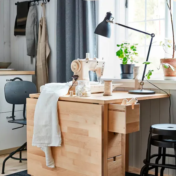 Masă de bucătărie extensibilă Ikea Norden PAL/ Stejar Sonoma photo 3