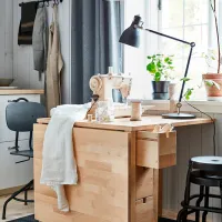Кухонный стол раскладной Ikea Norden ДСП/ Дуб Сонома photo 3