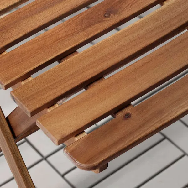 Masă de bucătărie pliabilă Ikea Askholmen masiv de acacia/ Brown photo 4