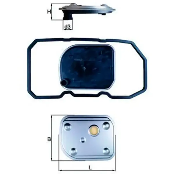 Filtru cutie automata Mahle HX 158D  photo 5