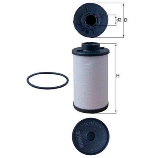 Filtru cutie automata Mahle HX 132D  photo 6
