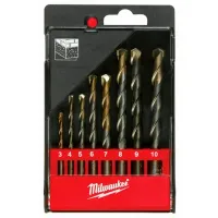 Set de burghie Milwaukee 4932480158 Oțel