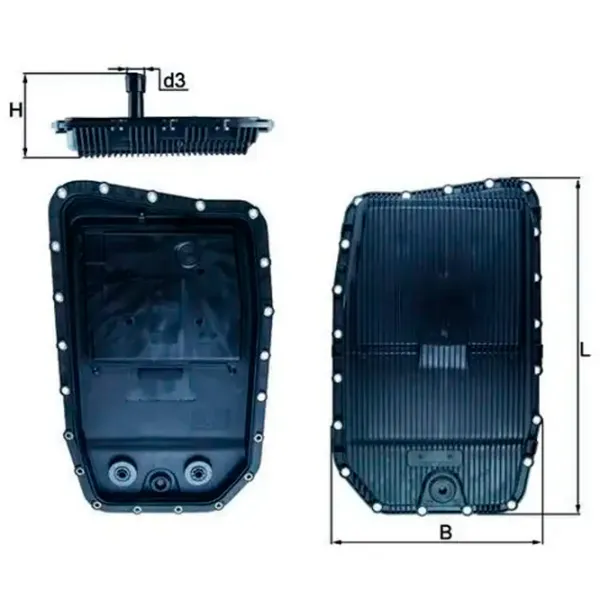 Фильтр автоматической коробки передач Mahle HX 152 Дизель photo 5