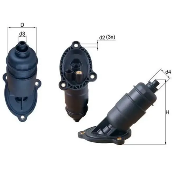 Фильтр автоматической коробки передач Mahle HX 155  photo 2