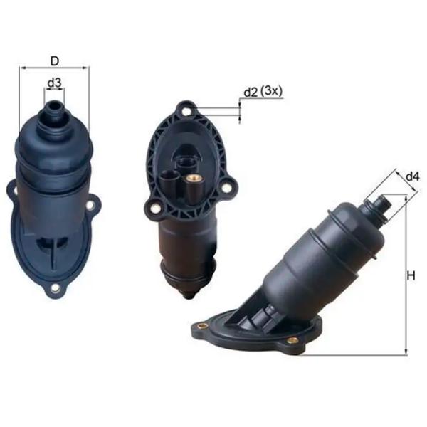 Фильтр автоматической коробки передач Mahle HX 155  photo 2