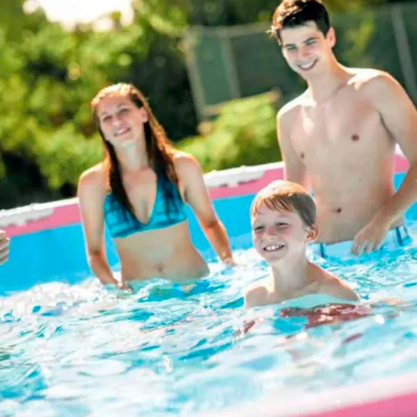 Piscină Intex 28290 2843 l/ Cu cadru/ Pink photo 4