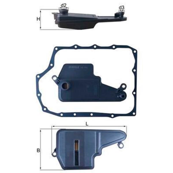 Фильтр автоматической коробки передач Mahle HX 193D  photo 4