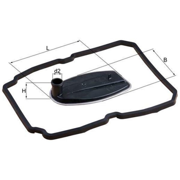 Фильтр автоматической коробки передач Mahle HX 81D  photo 5