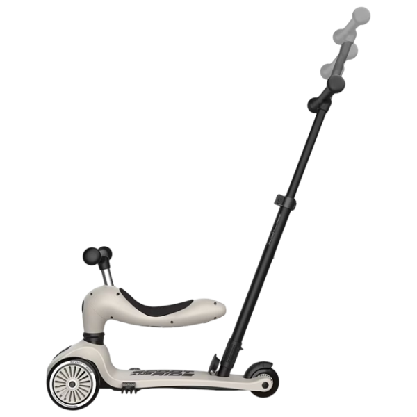Trotinetă pentru copii cu trei roți Scoot and Ride Highwaykick 1 Push and Go () 50 kg/ Gray photo 2