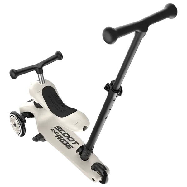 Trotinetă pentru copii cu trei roți Scoot and Ride Highwaykick 1 Push and Go () 50 kg/ Gray photo 3