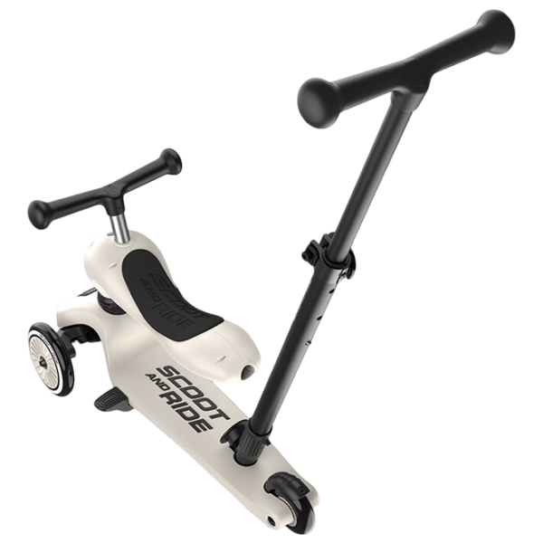 Trotinetă pentru copii cu trei roți Scoot and Ride Highwaykick 1 Push and Go () 50 kg/ Gray photo 3