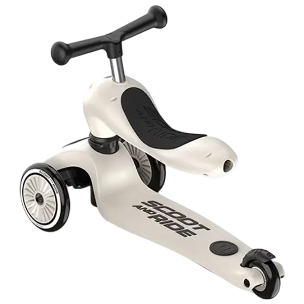 Trotinetă pentru copii cu trei roți Scoot and Ride Highwaykick 1 Push and Go () 50 kg/ Gray photo 5