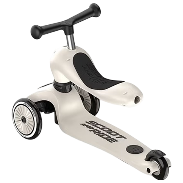 Trotinetă pentru copii cu trei roți Scoot and Ride Highwaykick 1 Push and Go () 50 kg/ Gray photo 5