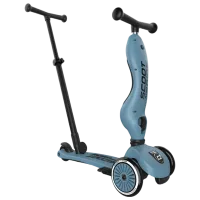 Trotinetă pentru copii cu trei roți Scoot and Ride Highwaykick 1 Push and Go () 50 kg/ Blue photo 2