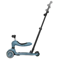 Trotinetă pentru copii cu trei roți Scoot and Ride Highwaykick 1 Push and Go () 50 kg/ Blue photo 4
