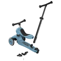 Trotinetă pentru copii cu trei roți Scoot and Ride Highwaykick 1 Push and Go () 50 kg/ Blue photo 5