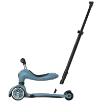 Trotinetă pentru copii cu trei roți Scoot and Ride Highwaykick 1 Push and Go () 50 kg/ Blue photo 6