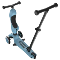 Trotinetă pentru copii cu trei roți Scoot and Ride Highwaykick 1 Push and Go () 50 kg/ Blue photo 9