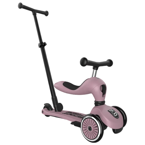 Trotinetă pentru copii cu trei roți Scoot and Ride Highwaykick 1 Push and Go () 50 kg/ Pink photo 1