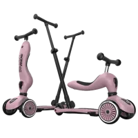 Детский трёхколёсный самокат Scoot and Ride Highwaykick 1 Push and Go () 50 кг/ Розовый photo 3
