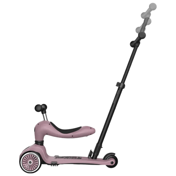 Trotinetă pentru copii cu trei roți Scoot and Ride Highwaykick 1 Push and Go () 50 kg/ Pink photo 4