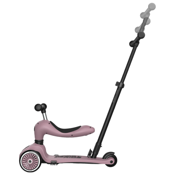 Trotinetă pentru copii cu trei roți Scoot and Ride Highwaykick 1 Push and Go () 50 kg/ Pink photo 4