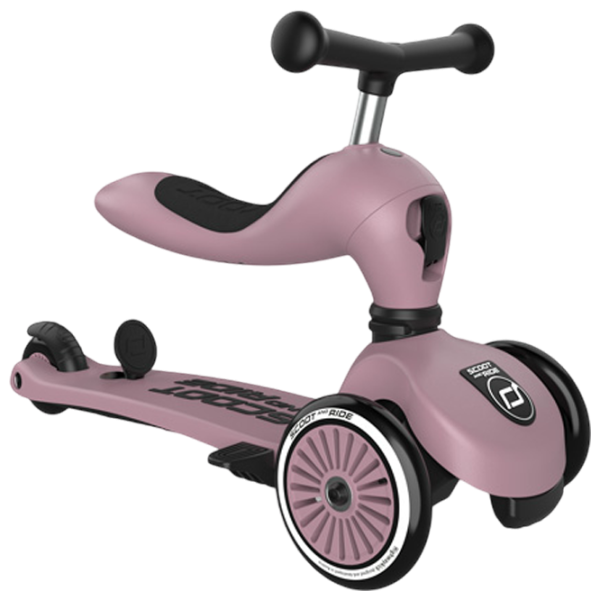 Trotinetă pentru copii cu trei roți Scoot and Ride Highwaykick 1 Push and Go () 50 kg/ Pink photo 6