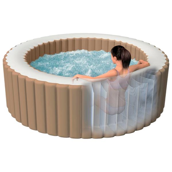 Бассейн Intex 28412 1339 л/ Джакузи/ Светло-коричневый photo 2
