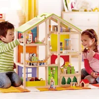 Домик для кукол Hape All Season House E3401 аксессуары для кукол / 3+ photo 5
