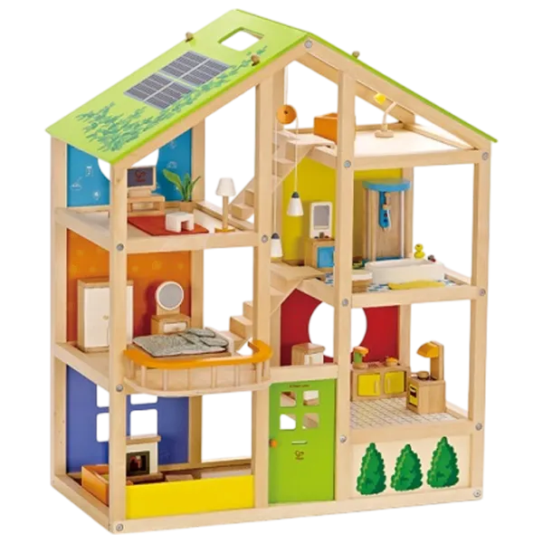 Căsuță pentru păpuși Hape All Season House E3401 accesorii pentru păpuși / 3+ photo 6 Căsuță pentru păpuși Hape All Season House E3401 accesorii pentru păpuși / 3+ photo 6