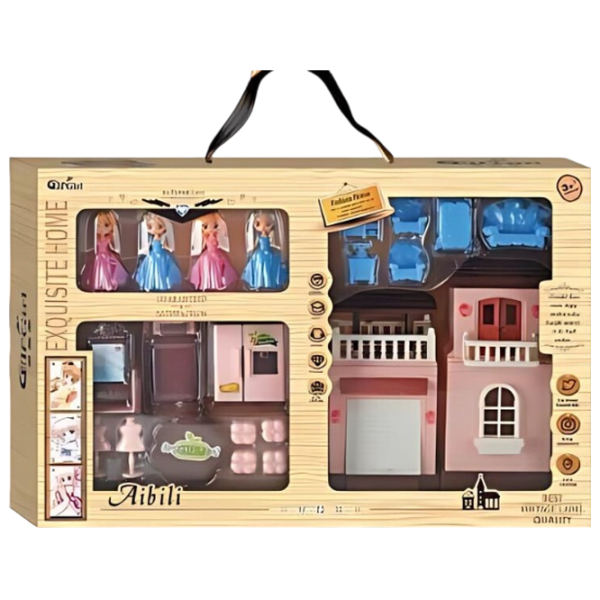 Căsuță pentru păpuși Essa Toys Aibili A286-11A model / 3+ photo 1